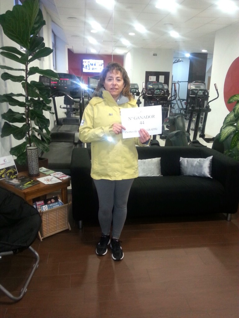Consuelo Sachez ganadora de un mes gratis en gimnasio SierradeMadrid